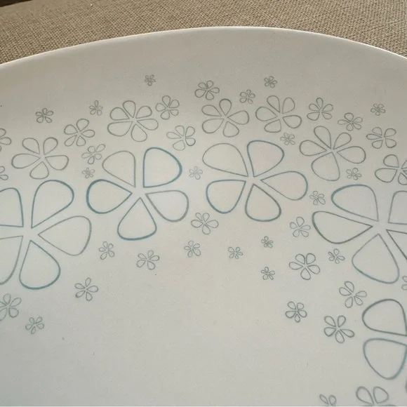 Vintage Mid Century Fostoria Melamine Melmac Serving Platter Fashion Flair 50’s